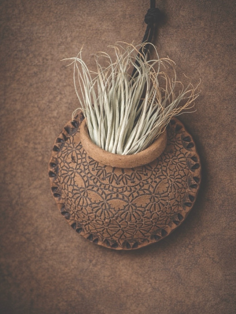 Vintage Boho Ceramic Wall Hanging